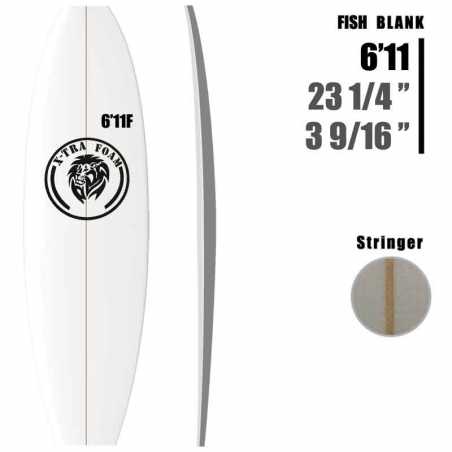 6'11"F Fish XTRAFOAM