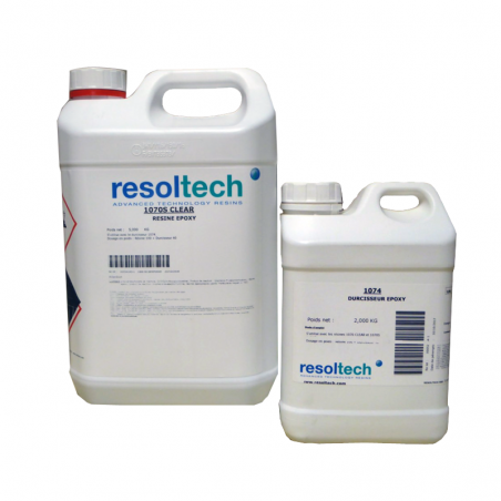 Résine Epoxy Resoltech 1070 + durcisseur KIT 7Kg