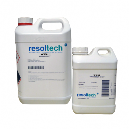 Résine Epoxy Resoltech Inclusion WWA + durcisseur KIT 7Kg