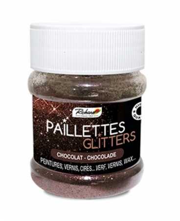 Paillettes Chocolat - pot de 80grs