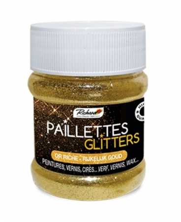 Paillettes Or Riche - pot de 80grs