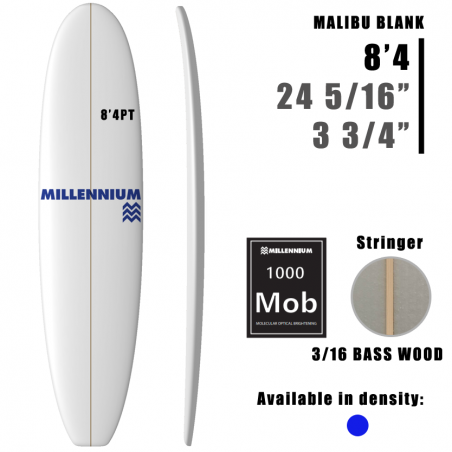 8'4PT Malibu MILLENNIUM 3/16 BASS