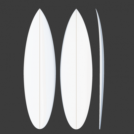 Preshape Shortboard Perf - Round Tail