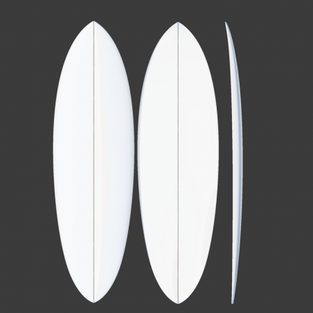 Preshape Shortboard Confort - Round Tail